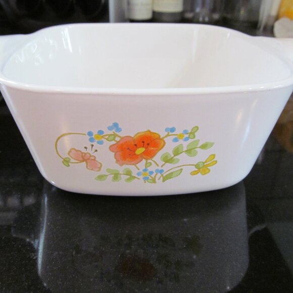 Corning Ware P43B Wildflower Casserole Dish no lid 2-3/4 cup - Picture 3 of 13